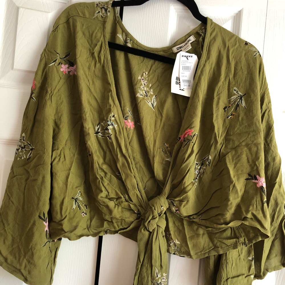 Billabong Tie Up Blouse